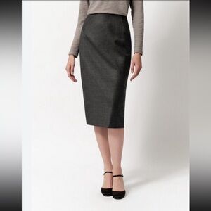 Max Mara virgin wool vintage pencil skirt size 6